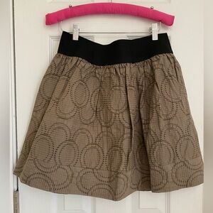 Simply Vera Vera Wang Khaki/Taupe Small Skirt